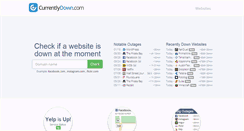 Desktop Screenshot of currentlydown.com